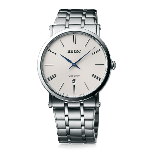 Reloj acero extrapano esfera blanca hombre 