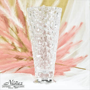 jarrón cristal joyeria nuñez rabade lugo